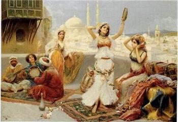  Arab or Arabic people and life. Orientalism oil paintings 126
